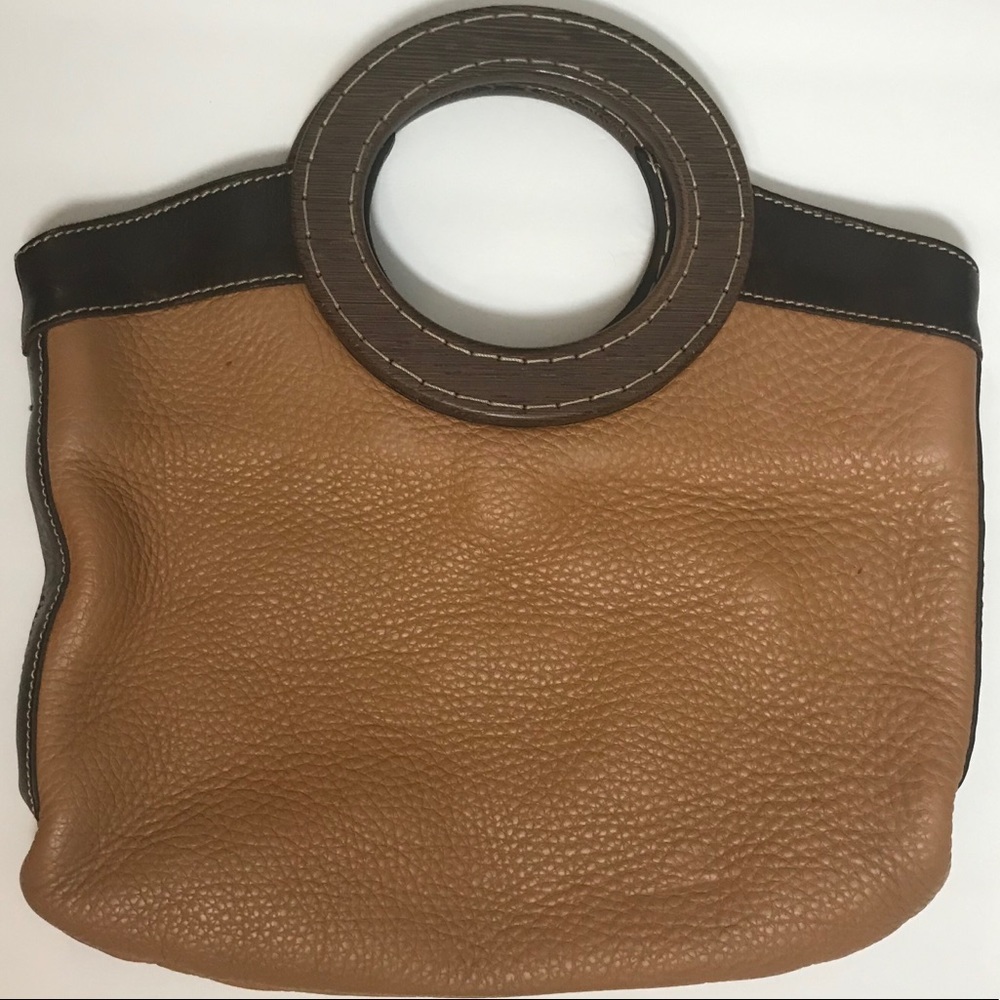 Authentic Miu Miu Handbag With Wooden Handle